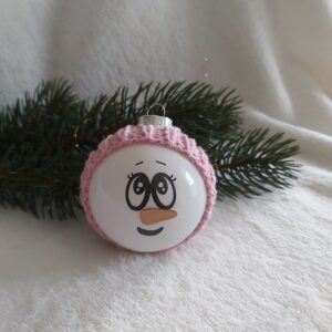 Christbaumkugel - Schneemann