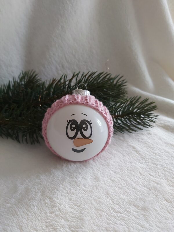 Christbaumkugel - Schneemann