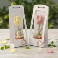 Minitulpe im Töpfchen